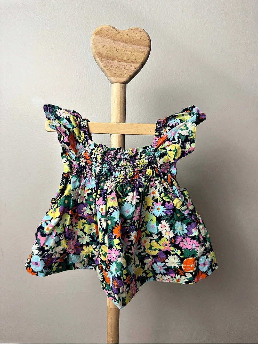 GAP Baby Floral Skirt Set Size 3-6 Months Like New